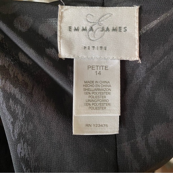 Emma James Flowy Floral Midi Skirt Size 14 Petite - Picture 5 of 5